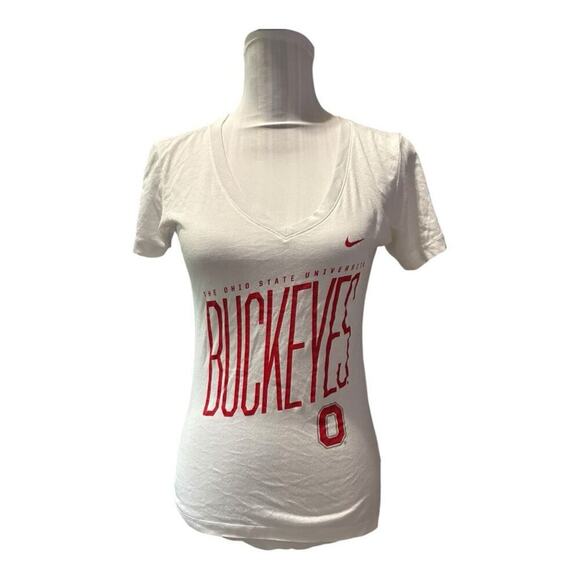 Ohio Buckeyes Tee Nike Size S White - Picture 1 of 4